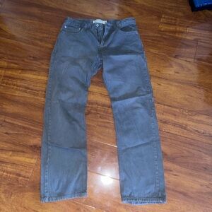 Levi's 505 Regular Fit 33x32 Grey Men’s Jeans